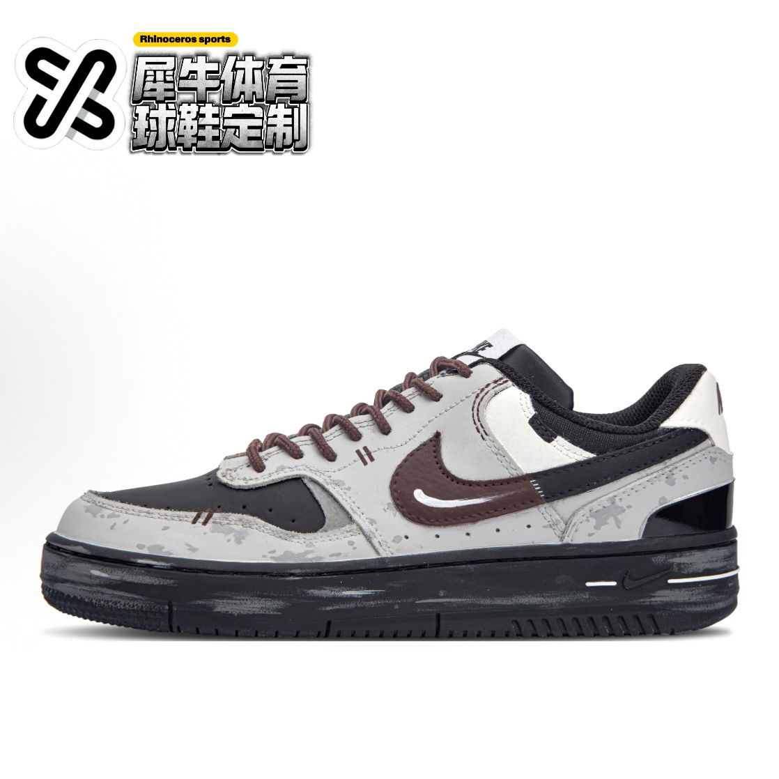 NikeGammaForce定制板鞋咖啡色