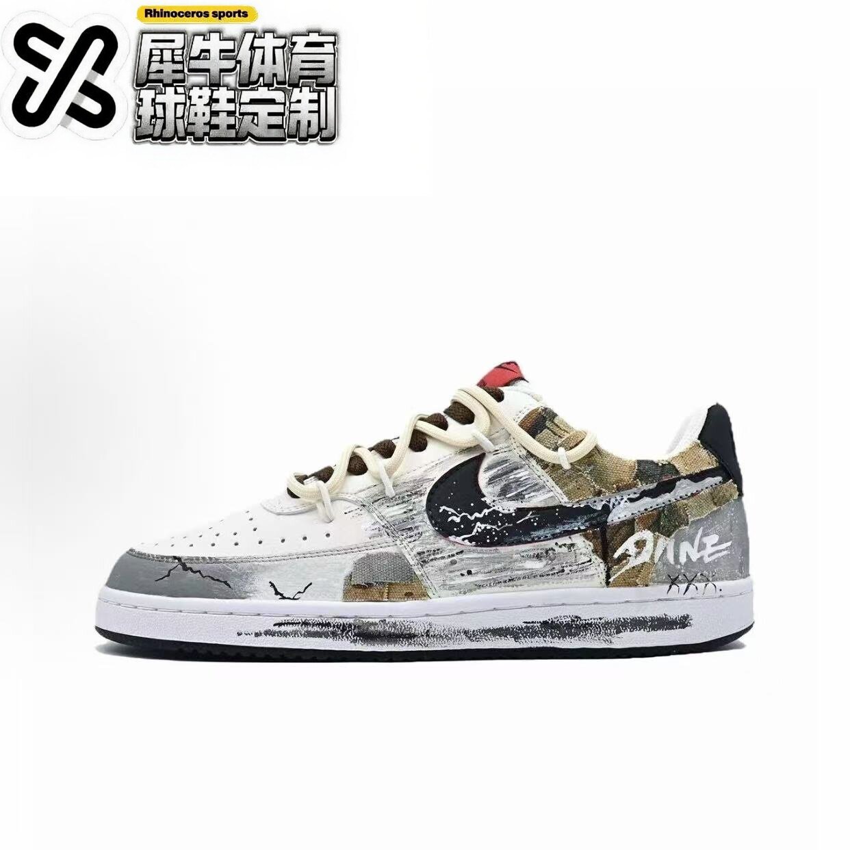nike定制球鞋涂鸦手绘潮流