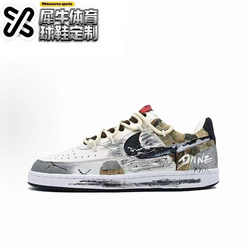 nike定制球鞋涂鸦手绘潮流