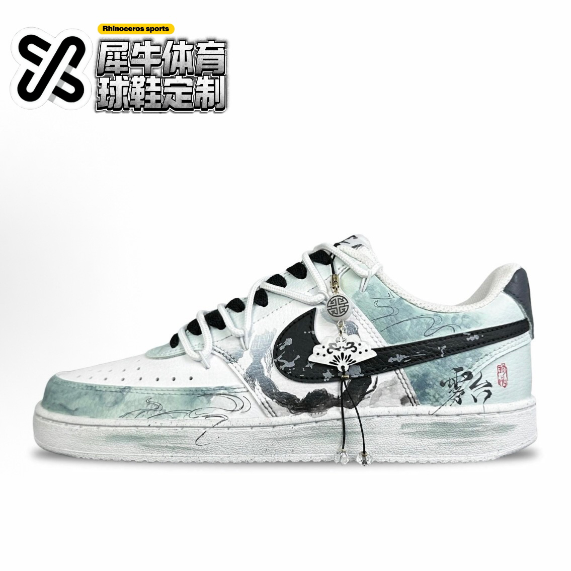 NIKECOURT定制低帮板鞋手绘