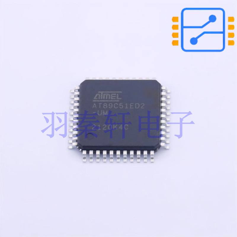 AT89C51ED2-RLTUM VQFP-44 8051 体系结构闪存 ISP 微控制器 原装
