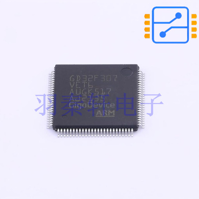 GD32F307VET6 封装LQFP100 ARM Cortex-M4 32位微控制器-MCU芯片