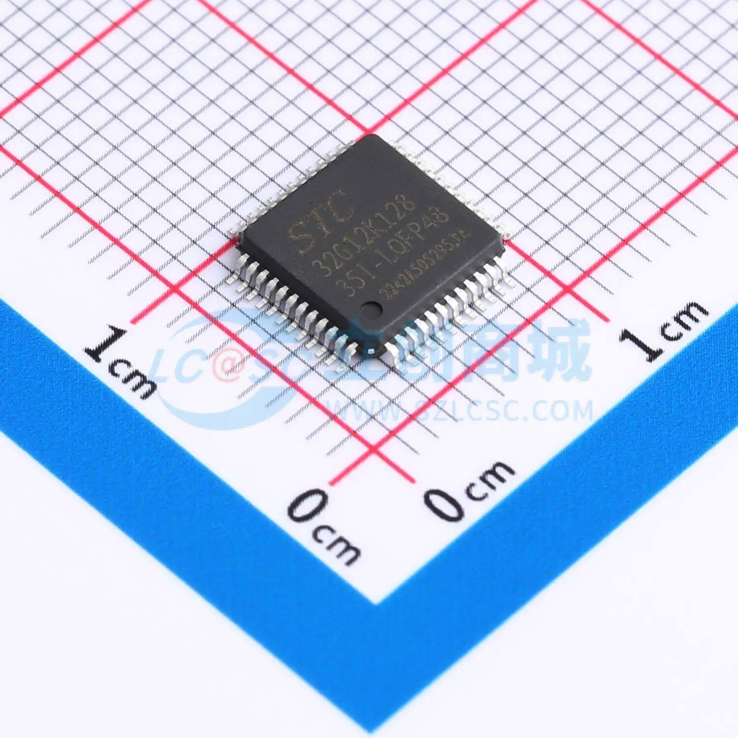 全新STC32G12K128-35I-LQFP48单片机LQFP-48(7x7) 可开票