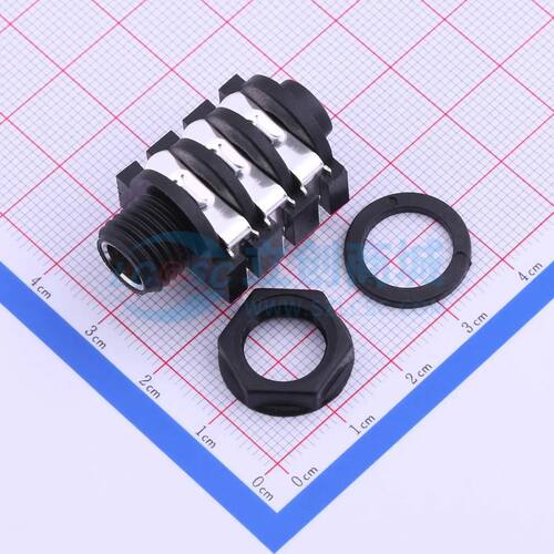 PJ-609AE环保 音频连接器6.35mm耳机座插件 1A50V可开票