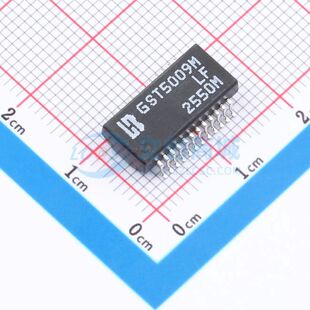 GST5009MLF网口变压器SMD,15.1x7.1mm双口350uH
