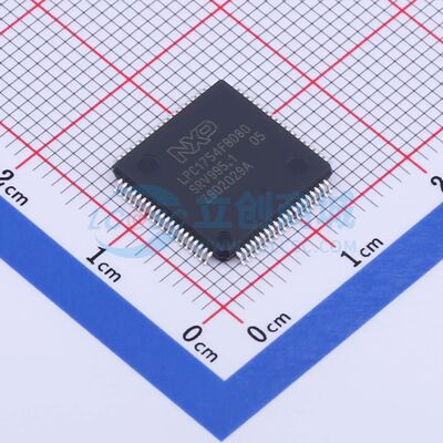 全新LPC1754FBD80K单片机LQFP-80(12x12) 100MHz 32 Bit 128KB