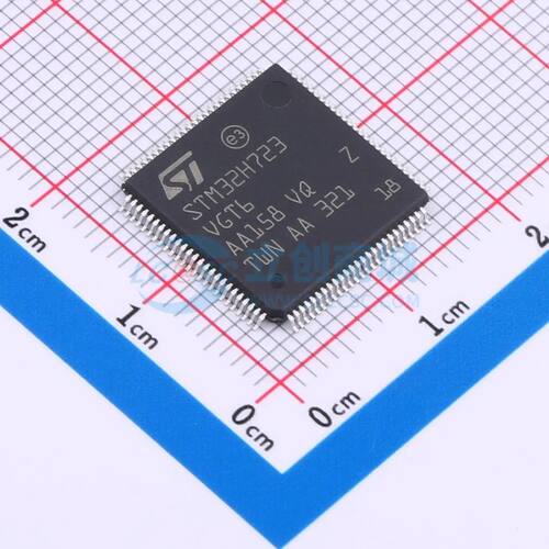 全新STM32H723VGT6单片机LQFP-100(14x14) 550MHz 32 Bit 1MB