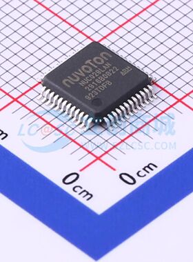 全新NUC029LAN单片机LQFP-48(7x7) 72MHz 32 Bit 64KB 可开票