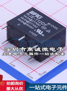 全新原装RJE-112DF 插件,9.9x19.8mm 功率继电器配套 可开票