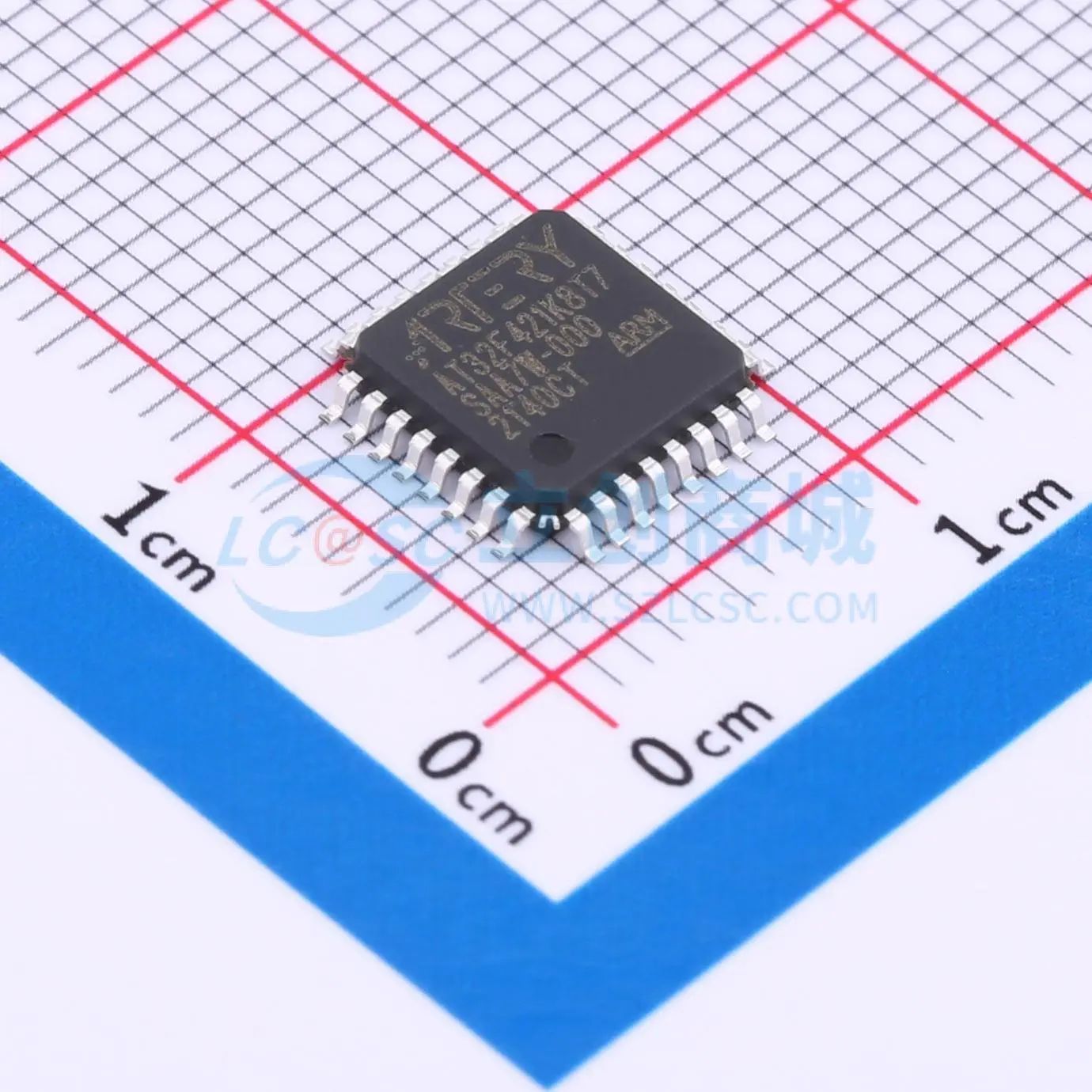 全新AT32F421K8T7单片机LQFP-32(7x7) 120MHz 32 Bit 64KB 可开票