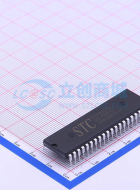全新STC12C5A60S2-35I-PDIP40单片机DIP-40 35MHz 60KB 可开票