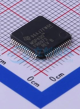 全新MSP430FR6972IPMR单片机LQFP-64(10x10) 16MHz 16 Bit 64KB
