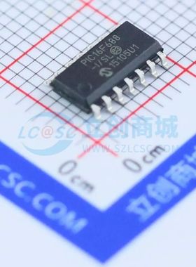 全新PIC16F688-I/SL单片机SOIC-14 20MHz 8 Bit 7KB 可开票