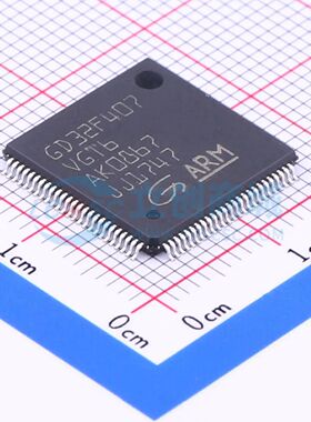 全新GD32F407VGT6单片机LQFP-100(14x14) 168MHz 512KB 可开票