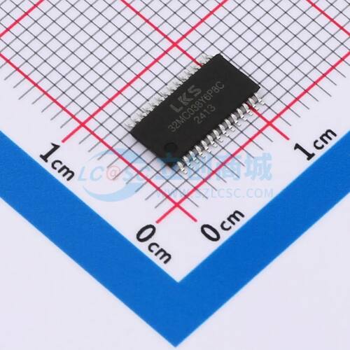 全新LKS32MC038Y6P8C单片机TSSOP-28L 48MHz 32 Bit 32KB 可开票