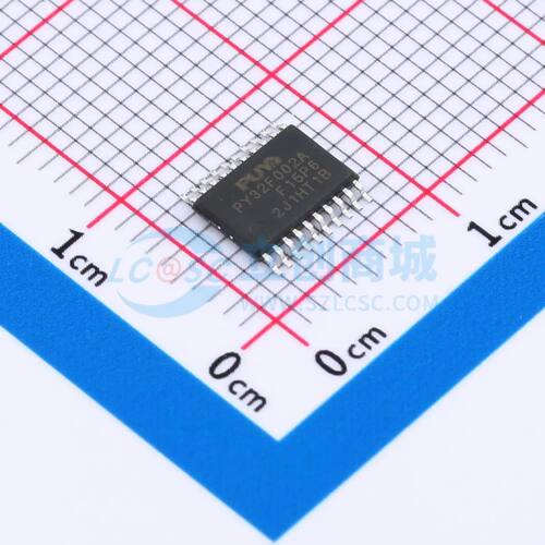全新PY32F002AF15P6TU单片机TSSOP-20 24MHz 20KB 可开票