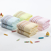 4条装 竹纤维小毛巾婴幼儿童洗脸竹炭小面巾柔软舒适加厚吸水童巾