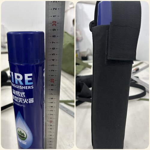 牛津耐磨腰挂MOLLE灭火器保护包