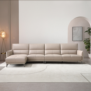 全友家居 家具家私 22762 真皮直排 电动功能皮沙发 进口头层牛皮