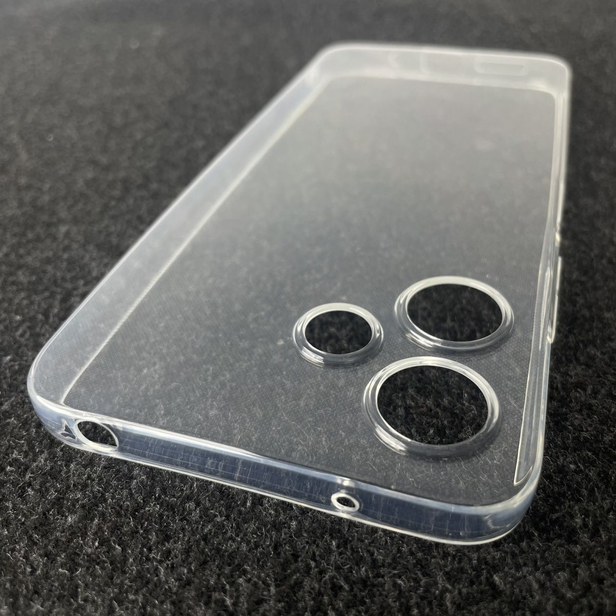 原机手感适用小米红米note12R手机壳高级透明保护壳轻薄软壳全包