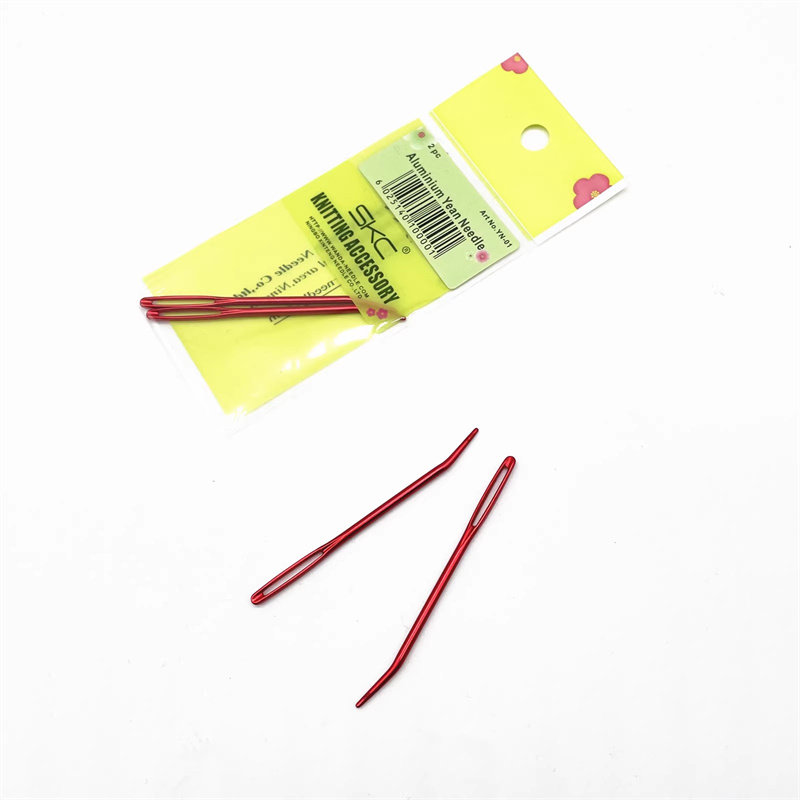 编织工具大眼针缝衣针毛衣针DIY编织辅助工具大眼带孔弯头缝合针 - 实物图