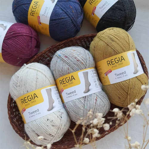 Regiatweed彩点羊毛毛线袜子线