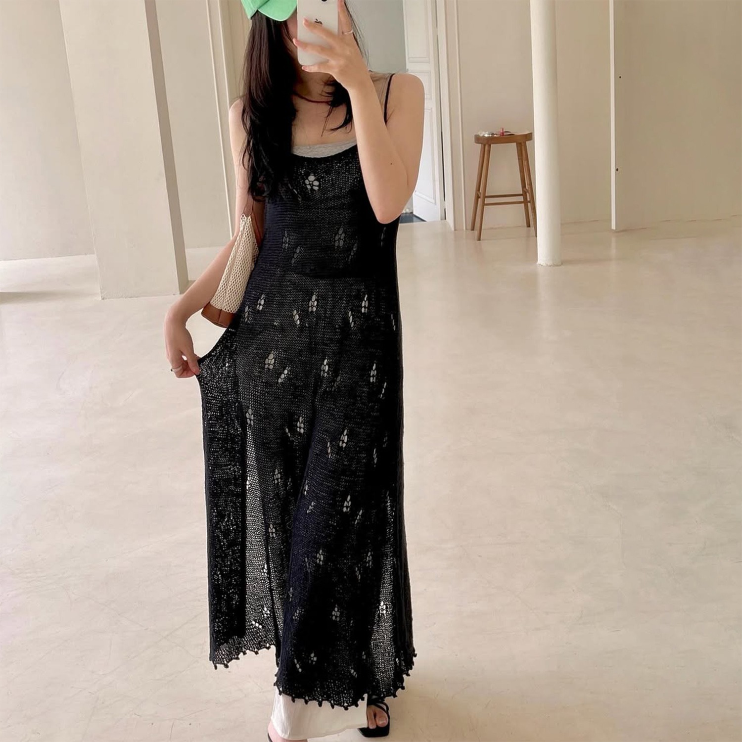 希腊少女开衫裙diy编织材料包