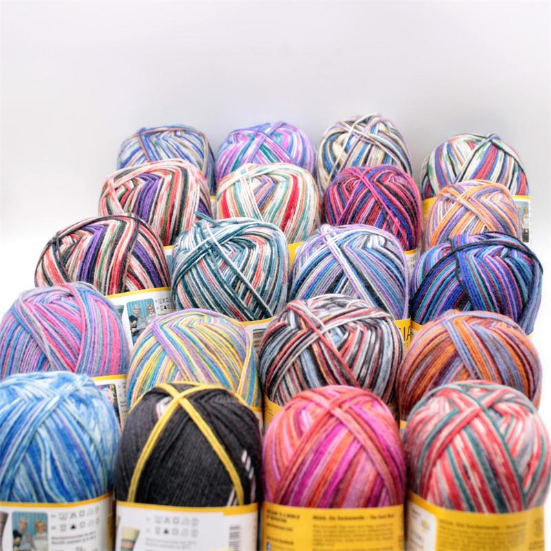 Regia手编diy织袜子羊毛毛线耐磨