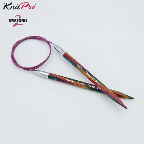 KnitPro升级旋转彩木棒针圈织针