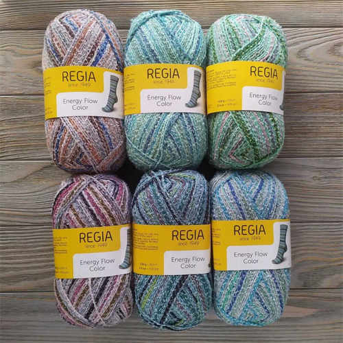 regia特色提花羊毛线手编袜子线