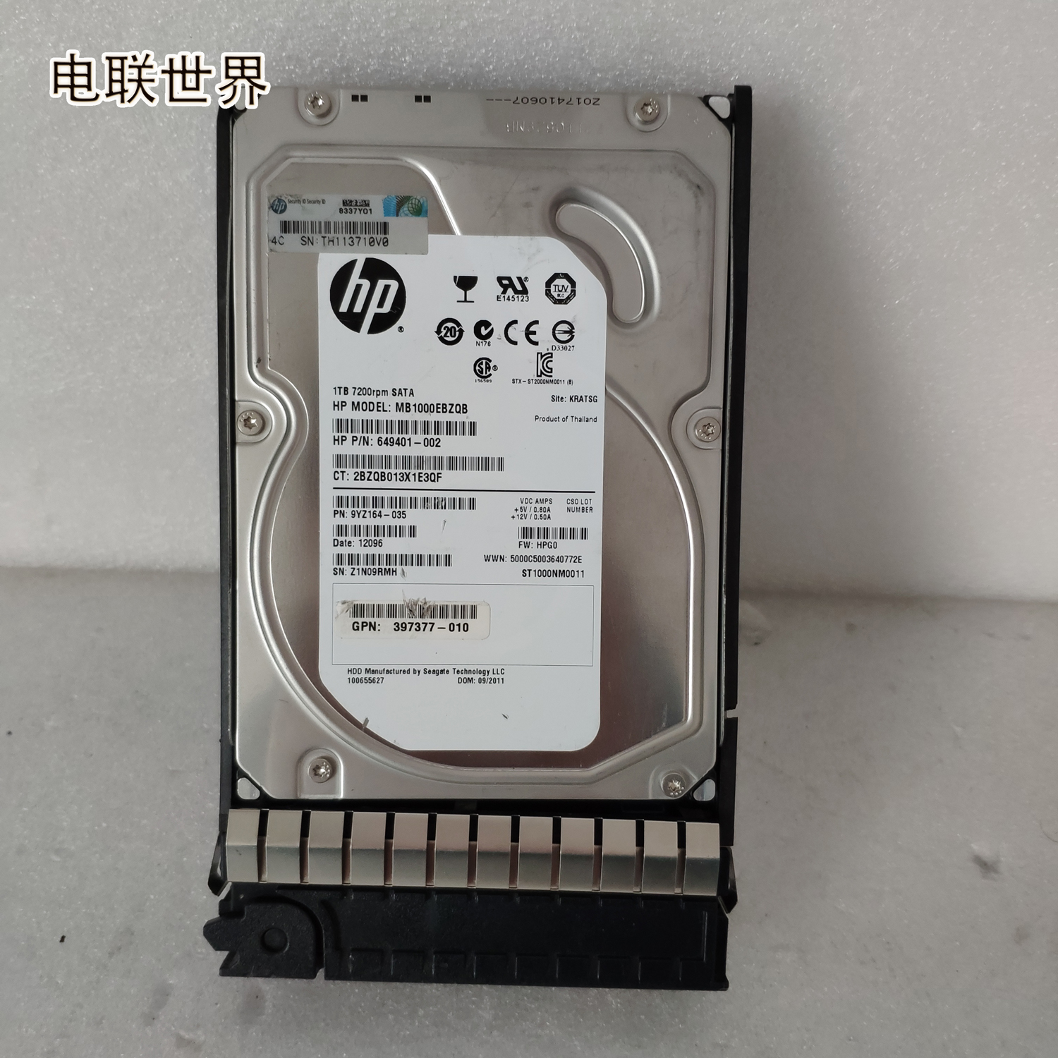 HP 649401-002 9YZ164-035 397377-010 1T 7200rpm  SATA 硬盘 电脑硬件/显示器/电脑周边 企业级硬盘 原图主图