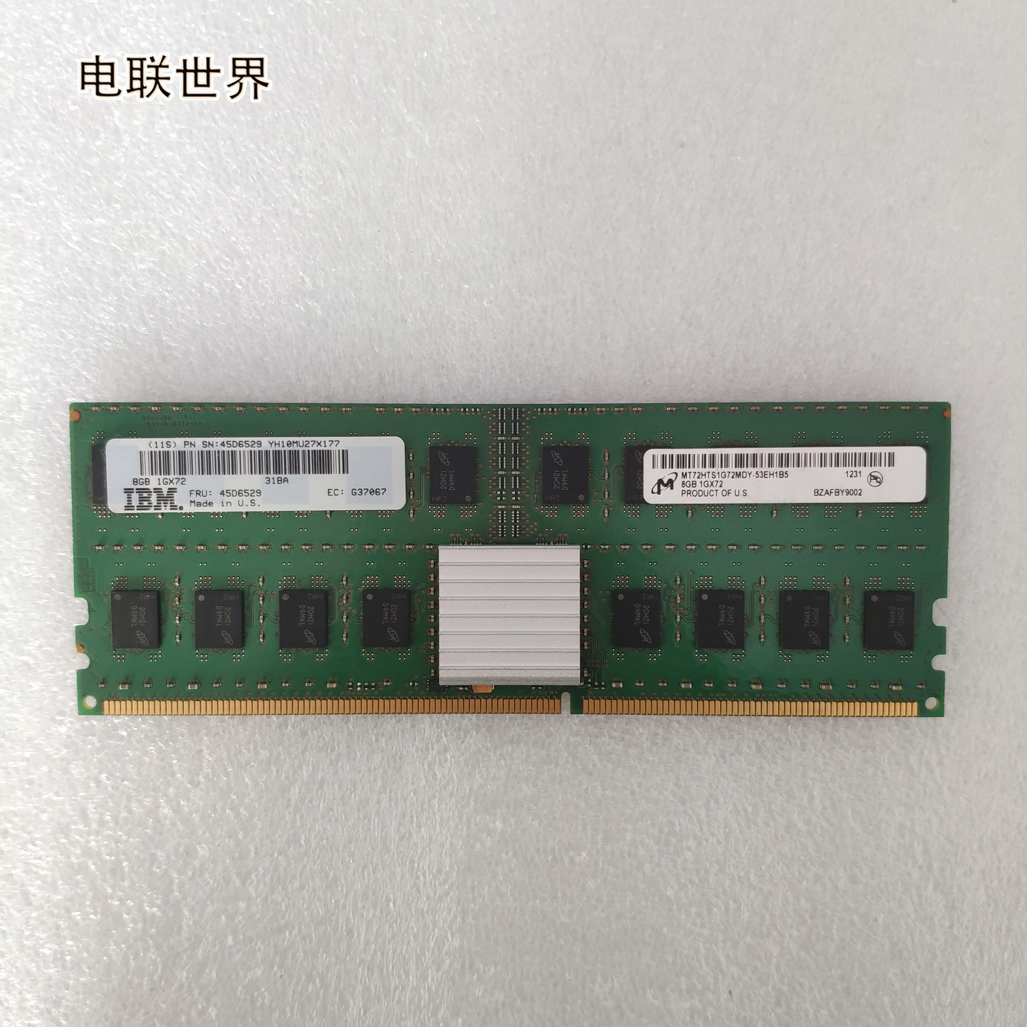 IBM 45D6529 5696 P6-5703-1BA小型机内存8G 1Gx72 53EH1B5