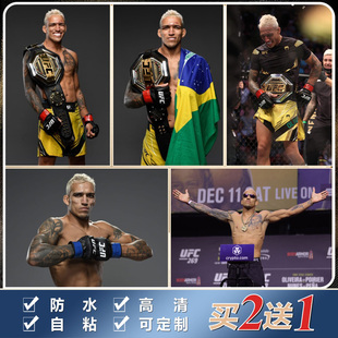 奥利维拉海报ufc明星格斗冠军钻石搏击拳击馆MMA特大装饰画可定制