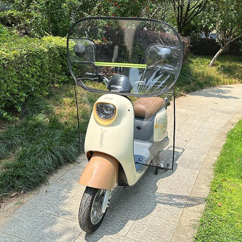 电动车挡风电瓶摩托车冬季夏季加长加厚挡雨板高清透明防雨防风