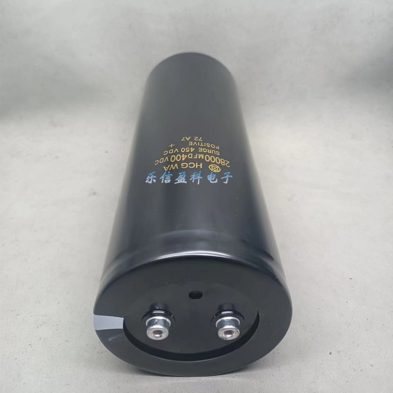 进口日立 400v28000uf 大功率美容仪滤波螺丝大容量高压电解电容