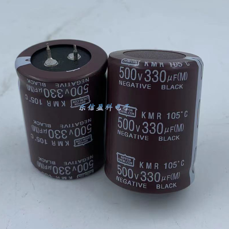 原装进口黑金刚500V330UF滤波电源牛角电解电容400V450V330UF全新