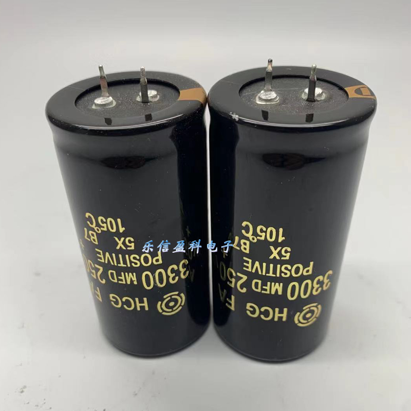 250V3300UF 进口日立牛角硬脚电解电容 200V3300UF 规格多款全新