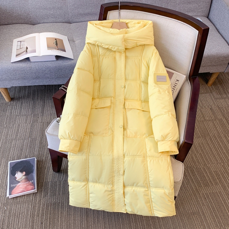 中长款过膝宽松棉衣棉服女冬季