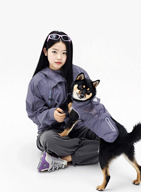 宠物狗狗主人亲子装猫咪和小狗衣服人宠同款一家三口2026新款户外
