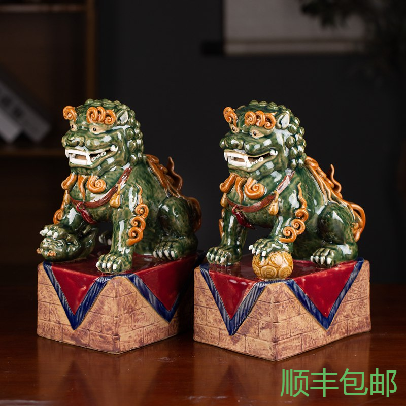 陶瓷招财中式客厅纯手工