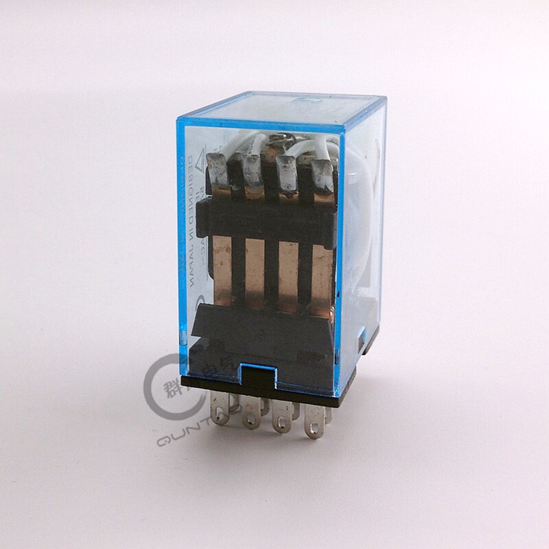 my4nj hh54p小型带灯电磁中间继电器ac220v dc24v 12v 14脚4开4闭