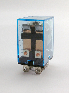 LY2NJ HH62P小型中间继电器带灯2开2闭 10A 宽8脚 AC220V DC24V