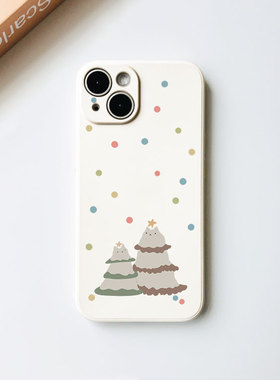 原创猫咪蛋糕苹果17promax手机壳iPhone16华为Pura80荣耀400适用vivos30/iqoo11小米15note12OPPOreno14硅胶