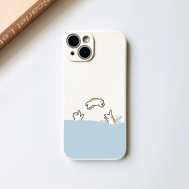 适用苹果16硅胶软壳简约可爱创意