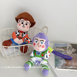 可爱玩具总动员巴斯胡迪毛绒玩具公仔挂件书包挂饰钥匙扣闺蜜礼物