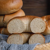 健康 全麦贝果40% 早餐 无添加 面包蔗糖 黑麦贝果 全麦