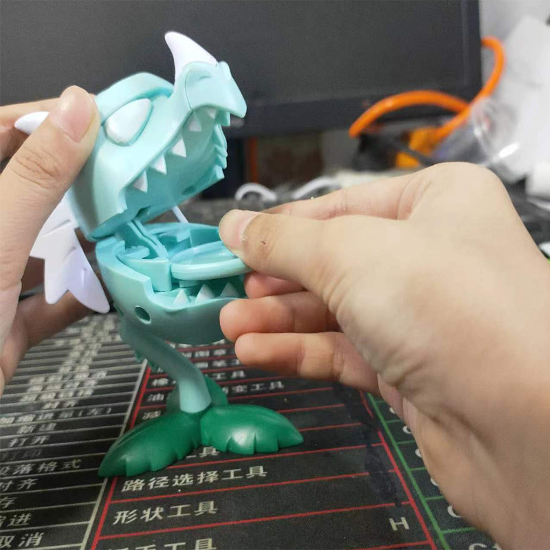 毒液电能豌豆植物大战僵尸雷龙草白鹭花铁锤兰橄榄球男孩女孩玩具