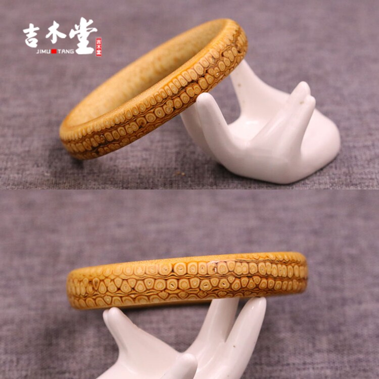 JIMUTANG 순수 수제 SU GONG 유명한 대나무 뿌리 조각 부티크 팔찌 크고 작은 크기의 남성과 여성을위한 맞춤형 전체 손톱 대나무 팔찌