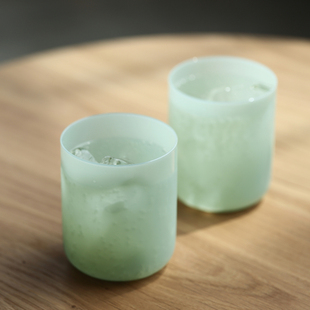 日本Ideaco复古优雅随手杯硼硅酸耐热牛奶水杯三种规格进口现货