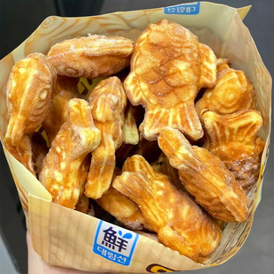 韩国进口思潮大林豆沙陷小鲫鱼饼 韩国红豆馅夹心鲫鱼饼300g